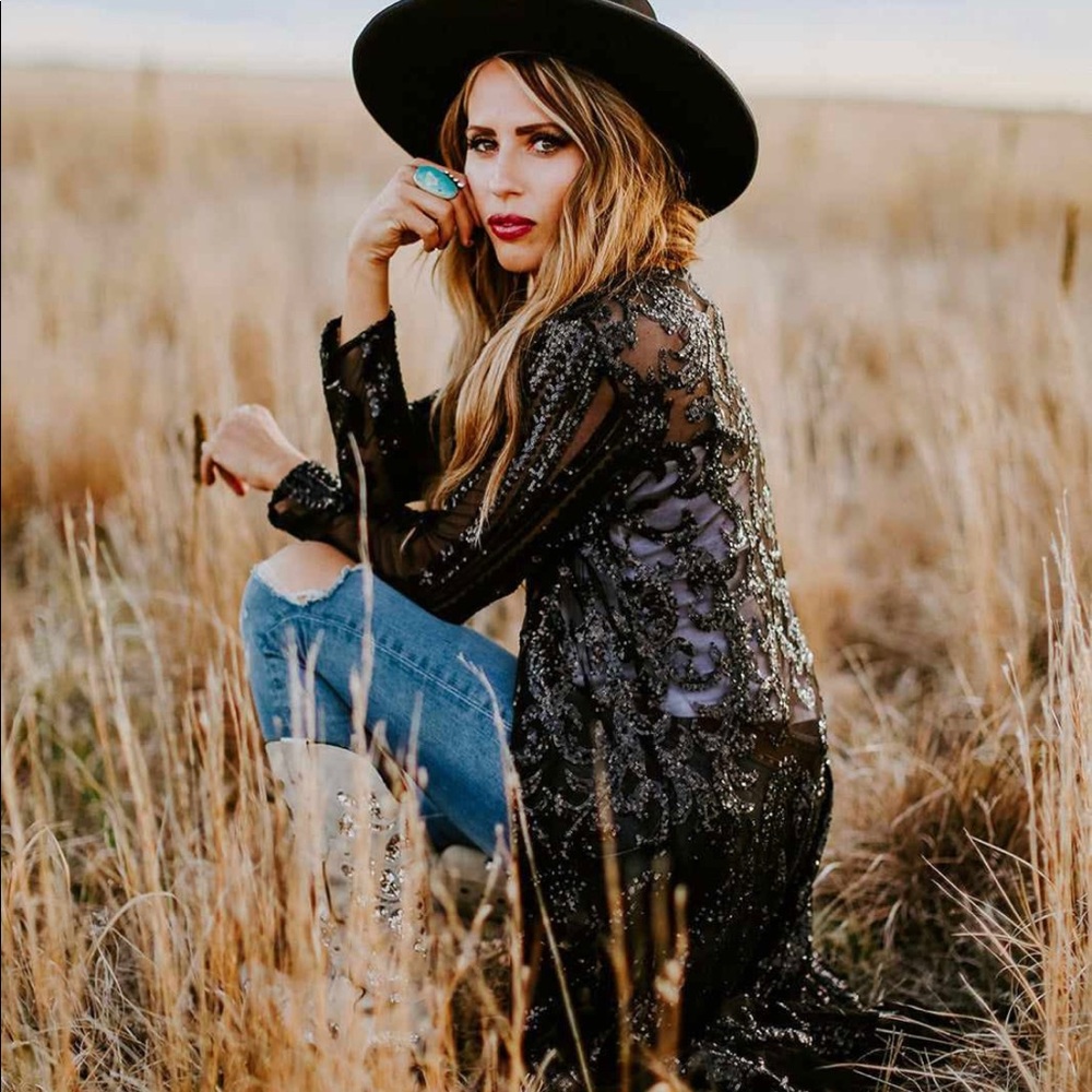 Southern fried chics black duster